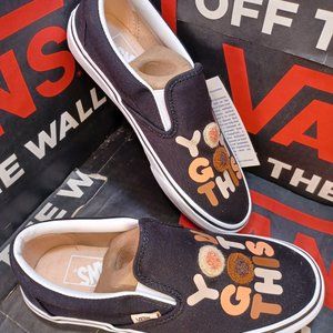 Vans Men's 3.5/Women's 5 Classic Slip-On Breast Cancer Awareness